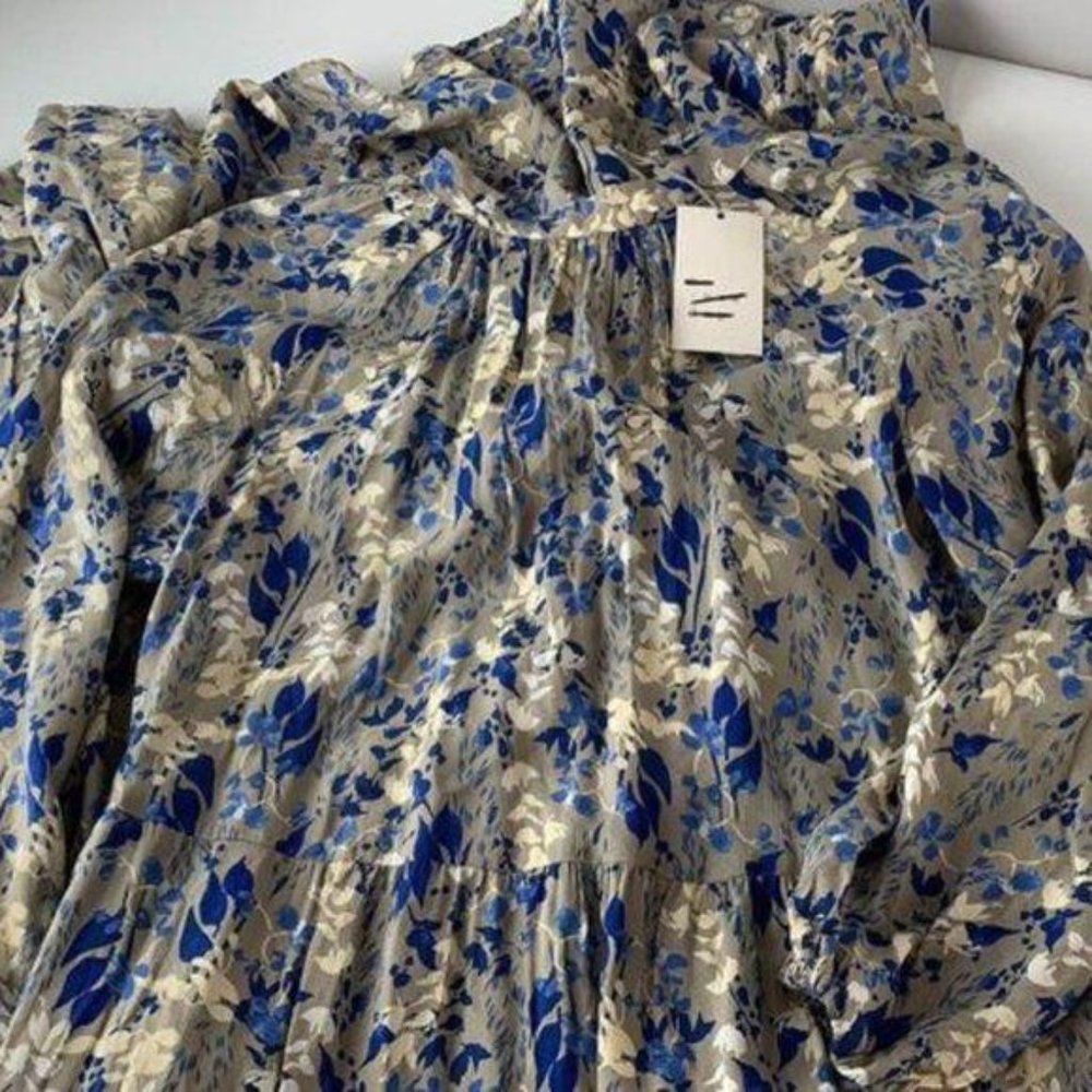 NEW Long Sleeve Tiered Dress - A New Day - Picture 2 of 7